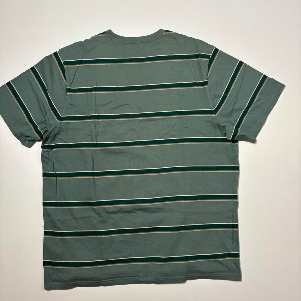 Green Striped Denver Hayes T-Shirt - L - Picture 3 of 6